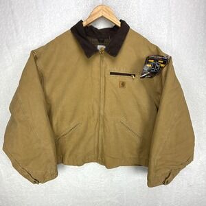 Carhartt Detroit Jacket Blanket Lined Mens 5XL J97 CML Camel Brown NWT NOS